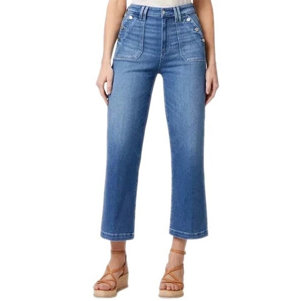 PAIGE Aubrey high rise wide leg jean, sz 29